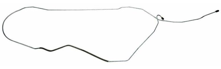 LBL701S 1964-1965 Chevrolet Chevelle Brake Lines (Front To Rear) [Stainless Steel]