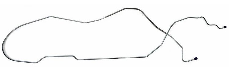 LBL703S 1966 Chevrolet Chevelle Brake Lines (front To Rear) [Stainless Steel]
