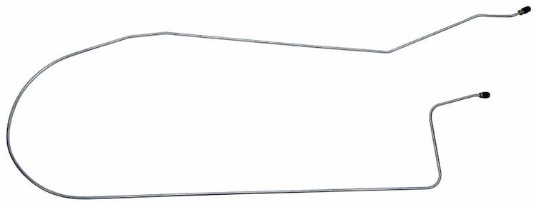 LBL902S 1963-64 Chevrolet Corvette Front to Rear Brake Line [Stainless Steel]