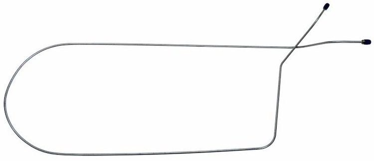 LBL904S Early 1965 Chevrolet Corvette Front to Rear Brake Line [Stainless Steel]