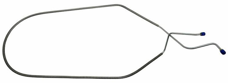 LBL909S 1968 Chevrolet Corvette Front to Rear Brake Line [Stainless Steel]