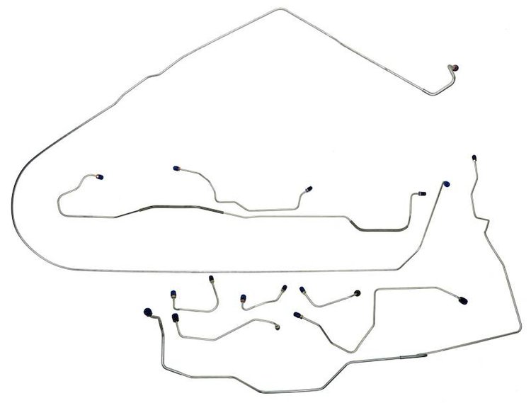 MBLK30 1968-1969 Ford Mustang Complete Brake Line Set