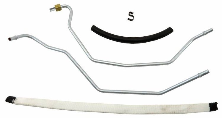 MCT001S 1964-1966 Ford Mustang Choke-Heat Riser Tube [Stainless Steel]