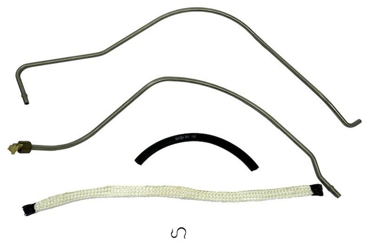 MCT009S 1968-1969 Ford Mustang Choke-Heat Riser Tube [Stainless Steel]
