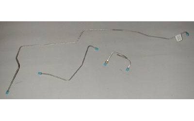 MFB001S 1964-1965 Ford Mustang Front Brake Line Set [Stainless Steel]