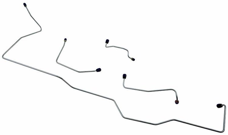 MFB006 1967 Ford Mustang Front Brake Line Set