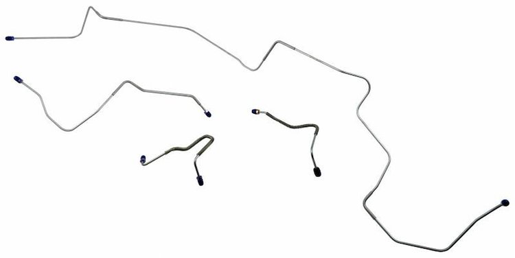 MFB011 1970 Ford Mustang Front Brake Line Set