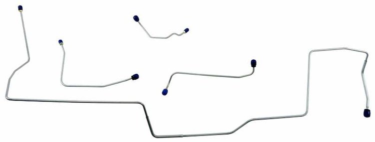 MFB012 1967 Ford Mustang Front Brake Line Set