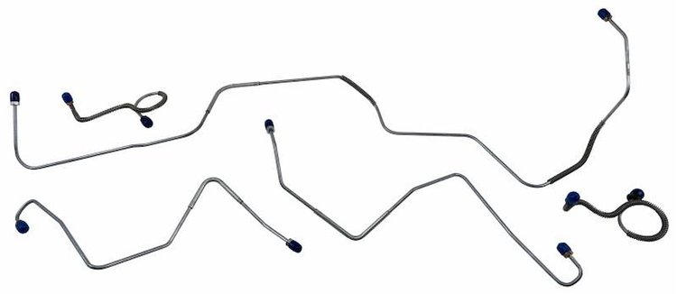 MFB014 1970 Ford Mustang Front Brake Line Set
