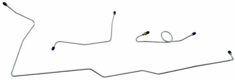 MFB015S 1964-1965 Ford Mustang Front Brake Line Set [Stainless Steel]