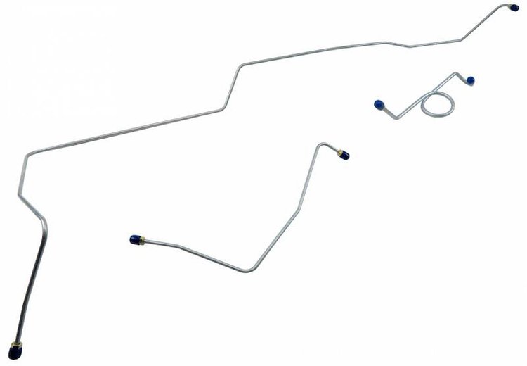 MFB016 1966 Ford Mustang Front Brake Line Set