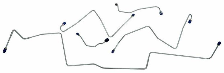 MFB019 1967 Ford Mustang Front Brake Line Set