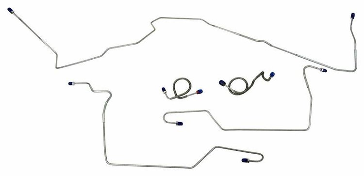 MFB023 1973 Ford Mustang Front Brake Line Set