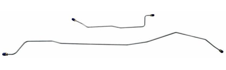 MHB002S 1964-1966 Ford Mustang Rear End Housing Brake Line [Stainless Steel]