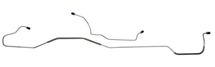 MHB013S 1969 Ford Mustang Rear End Housing Brake Line [Stainless Steel]