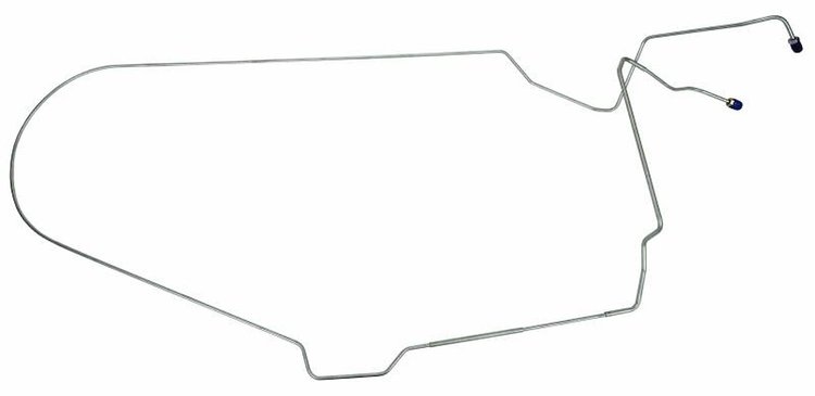 MLB006 1972-1973 Ford Mustang Brake Lines (Front To Rear Of Car)