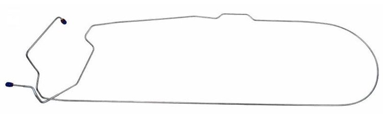 MLB008S 1967 Ford Mustang Brake Lines (Front To Rear Of Car) [Stainless Steel]