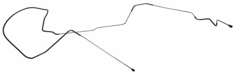 MLB018S 1982 Ford Mustang GT Brake Lines (Front To Rear Of Car) [Stainless Steel]