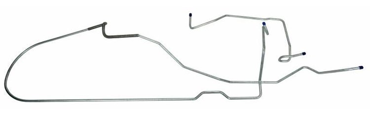MLG006S 1971-1973 Ford Mustang Long Gas Lines, Pump-To-Tank [Stainless Steel]