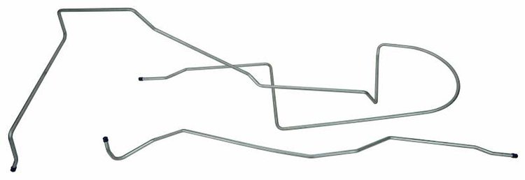 MLG009S 1968 Ford Mustang Long Gas Lines, Pump-To-Tank [Stainless Steel]