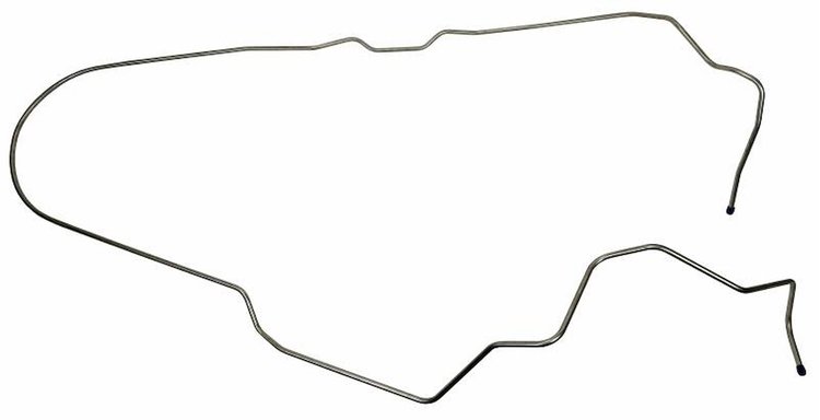 MLG010S 1971-1973 Ford Mustang Long Gas Lines, Pump-To-Tank [Stainless Steel]