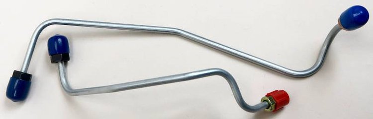 MML006S 1967 Ford Mustang Master Cylinder Line Kit, Stainless Steel