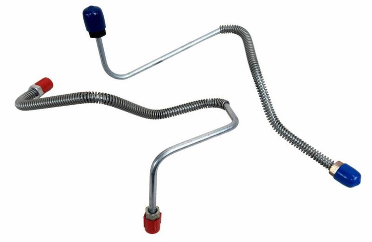 MML011S 1970 Ford Mustang Master Cylinder Line Kit, Stainless Steel