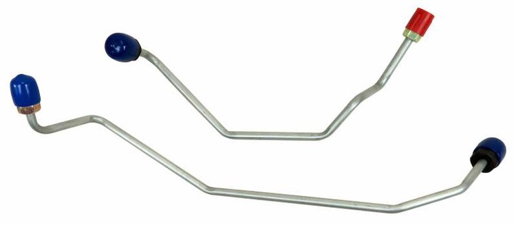 MML013S 1967 Ford Mustang Master Cylinder Line Kit, Stainless Steel