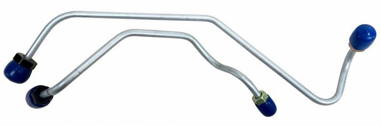 MML017S 1967 Ford Mustang Master Cylinder Line Kit, Stainless Steel