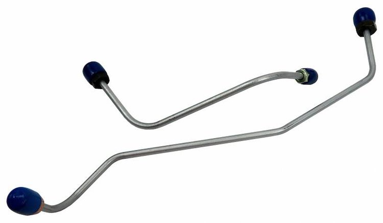 MML018S 1968-1969 Ford Mustang Master Cylinder Line Kit, Stainless Steel