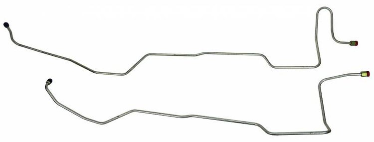 MOL004S 1966 Ford Mustang Transmission Oil Cooler Line [Stainless Steel]