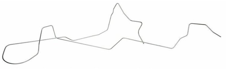MRLG02S 1982 Ford Mustang GT Return Gas Line [Stainless Steel]