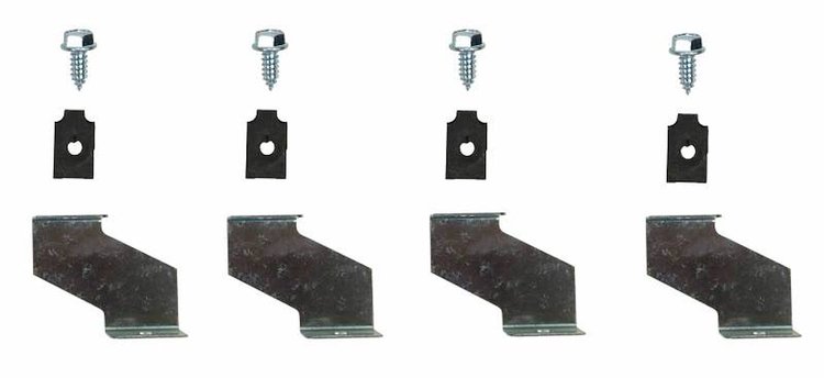 MSB002 1965-1966 Ford Mustang Shroud Brackets