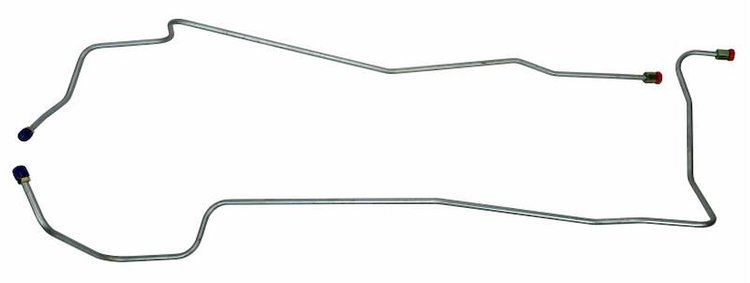 OCL001S 1955-1957 Chevrolet Full-Size Transmission Oil Cooler Line [Stainless Steel]