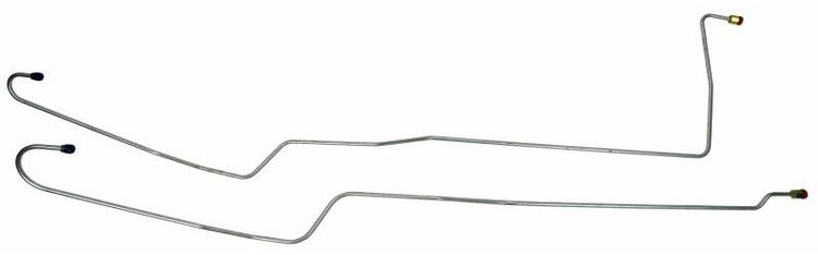 OCL402S 1959-1962 Chevrolet Full-Size Transmission Oil Cooler Line [Stainless Steel]