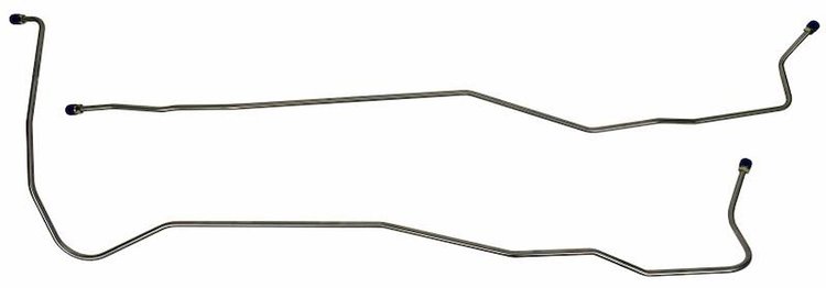 OCL409S 1965-1966 Chevrolet Full-Size Transmission Oil Cooler Line [Stainless Steel]