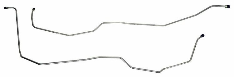 OCL703S 1968-1972 Chevrolet Chevelle Transmission Oil Cooler Line [Stainless Steel]
