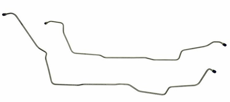 OCL704S 1968-1972 Chevrolet Chevelle Transmission Oil Cooler Line [Stainless Steel]