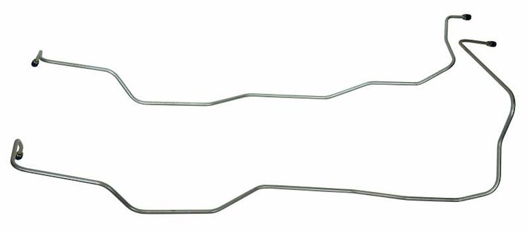 OCL707S 1968-72 Chevrolet Chevelle Transmission Oil Cooler Line [Stainless Steel]