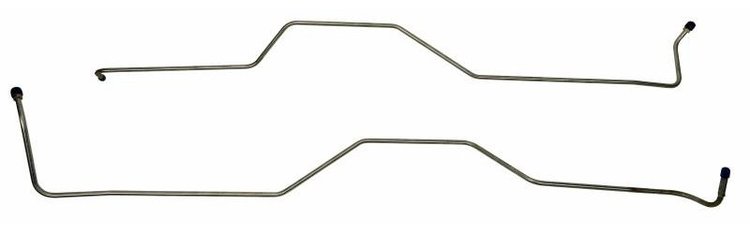 OCL901S 1968-1979 Chevrolet Corvette Transmission Oil Cooler Line [Stainless Steel]