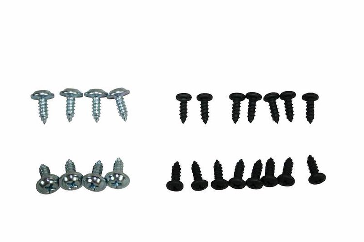 QWT600 1963 Full-Size Ford SS Upper Quarter Body Window Trim & the Seal Screws, for Front Door Upper Window Glass
