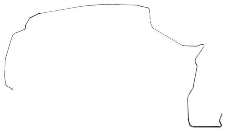 RGL2000S 1972 Buick LeSabre Return Gas Lines (Pump-To-Tank) [Stainless Steel]
