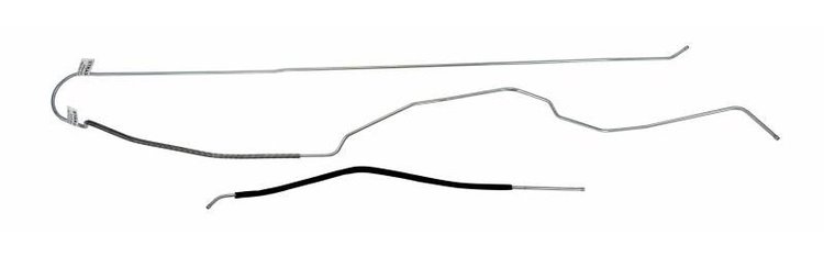 RGL302S 1968-1969 Oldsmobile Cutlass Return Gas Lines (Pump-To-Tank) [Stainless Steel]