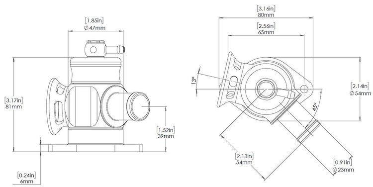 BOV KOMPACT HKS PLUMB BAC
