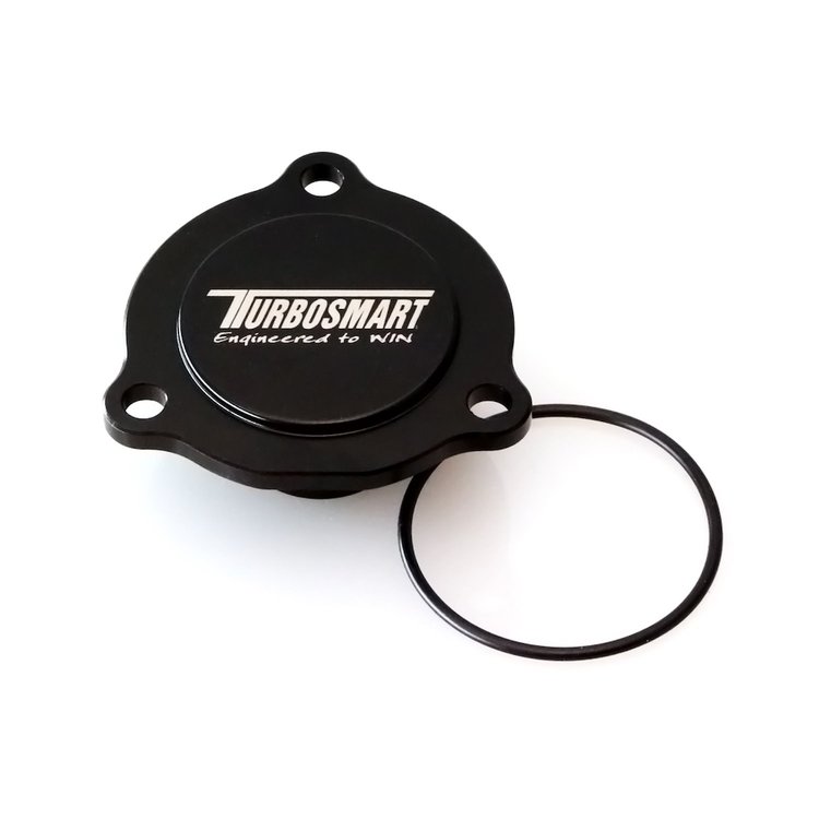 Shortie BOV Block-Off Plate Eliminates the originally fitted diverter valve, required for fitment of external BOV
