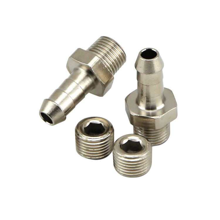 TS-0550-3008 1/8th NPT 6mm Hose Tail Fittings & Blanks, Universal
