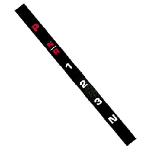 Special Gear Position Decal Reverse Pattern With Two Neutrals