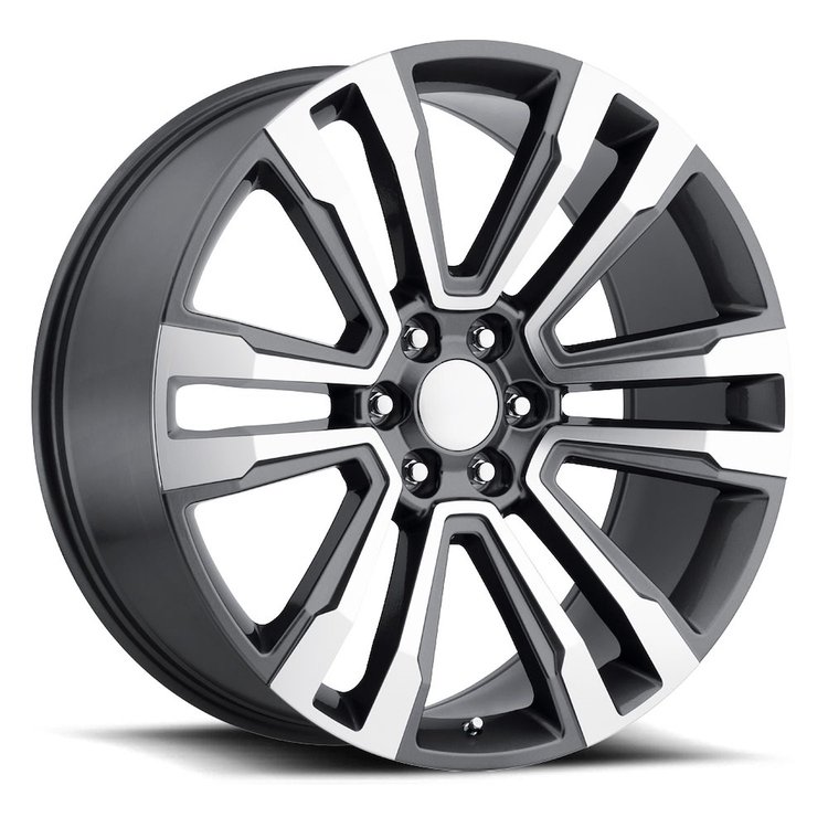Replica DN2 229-6139-31 GMF 2018 Denali Wheel [Size: 22" x 9"] Finish: Gun Metal Machined Face