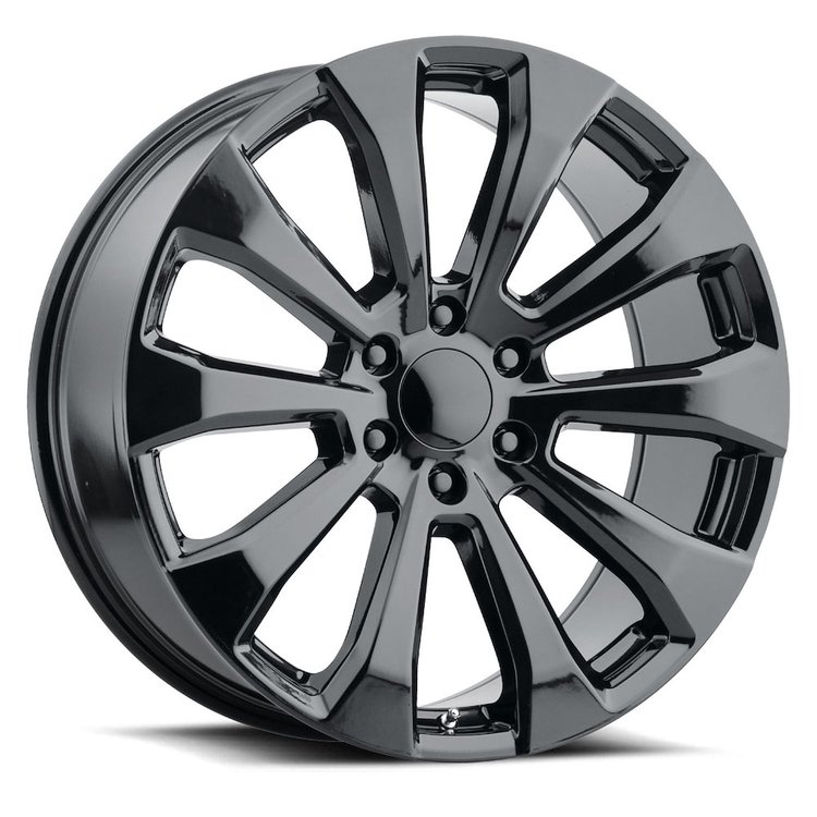 Replica HIG 229-6139-28 GB High Country Wheel [Size: 22" x 9"] Finish: Gloss Black