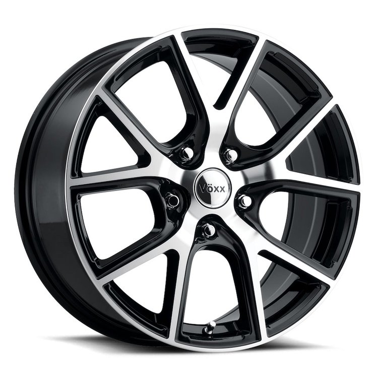 LMI 880-5120-40 GBMF Lumi Wheel [Size: 18" x 8"] Finish: Gloss Black Machined Face